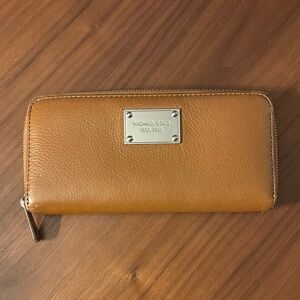 Michael Kors Tan Leather Wallet